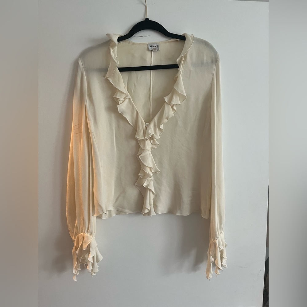 Armani silk shirt - like new